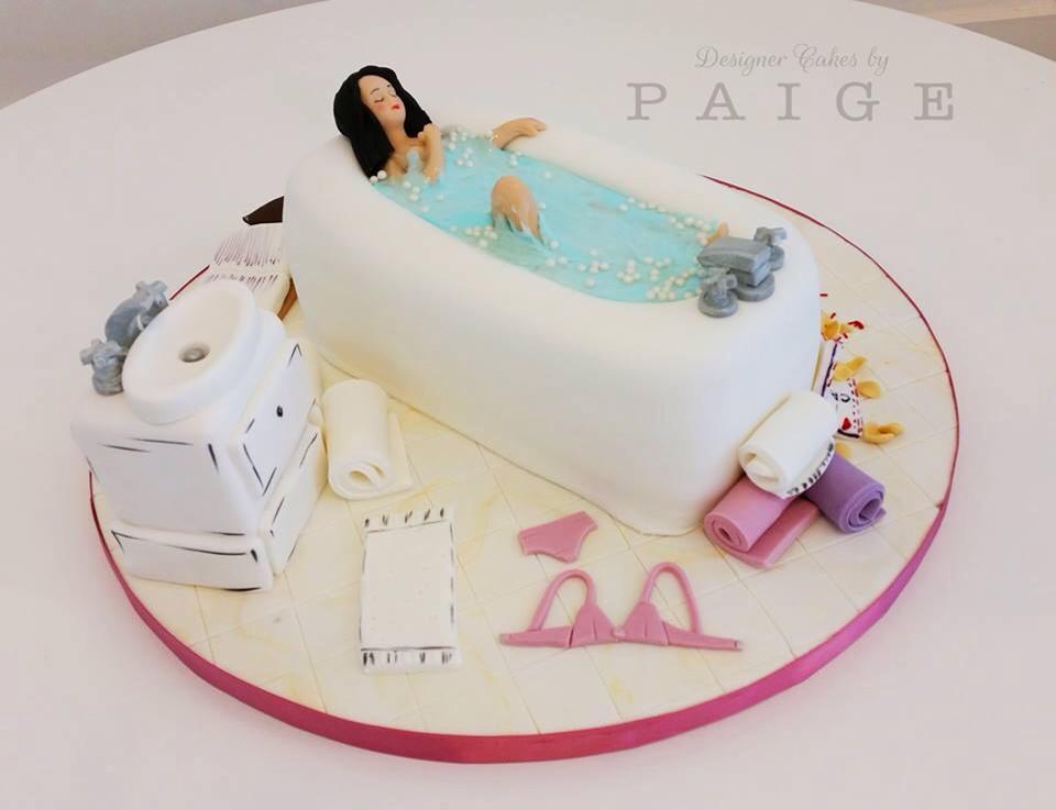 A Relaxing Bath Cake!