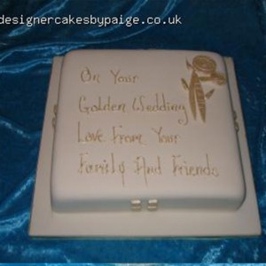 Golden wedding anniversary cakes glasgow